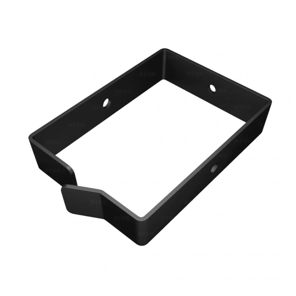 Кабельный органайзер NTSS, кольцо 90х60 мм, металлический, черный RAL 9005